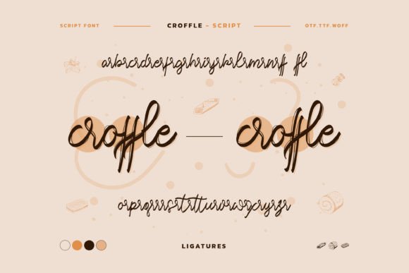 Croffle Font Poster 7
