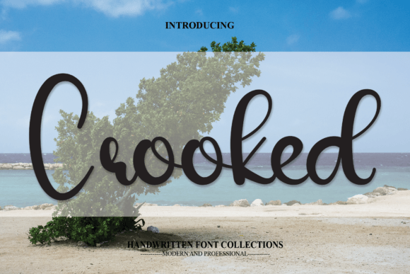 Crooked Font Crooked Font Poster 1