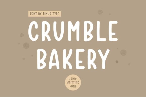 Crumble Bakery Font Poster 1