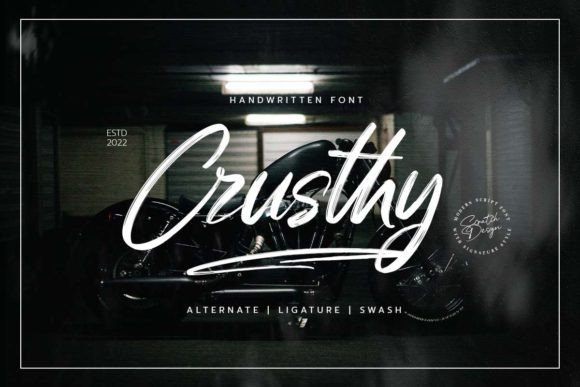 Crusthy Font Font Poster 1