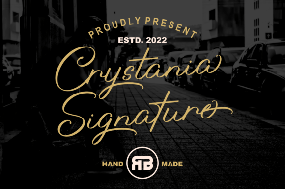Crystania Font Poster 1