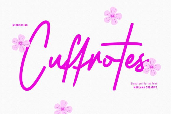 Cuffrotes Font Poster 1