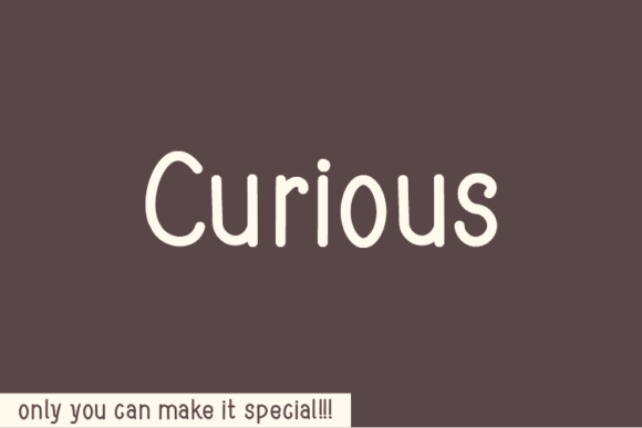 Curious Font