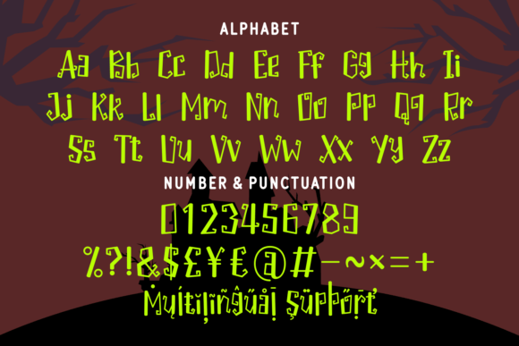 Curly Nightmare Font Poster 6