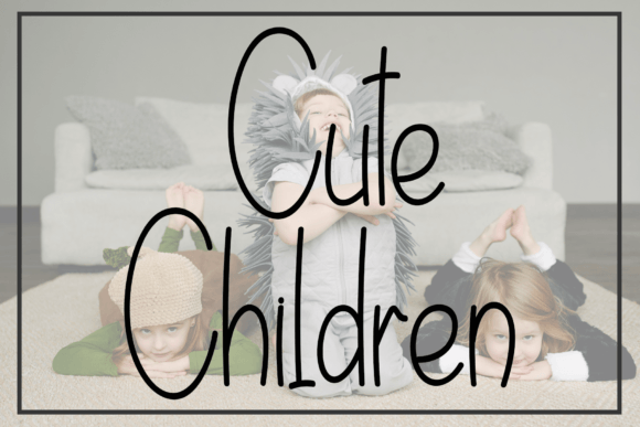 Cute Children Font