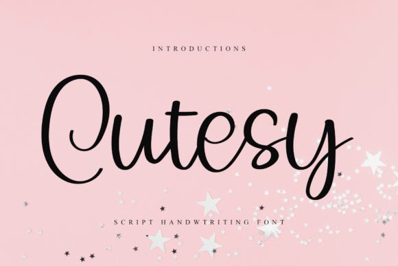 Cutesy Font Poster 1