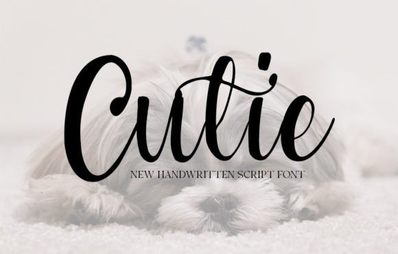 Cutie Font Poster 1