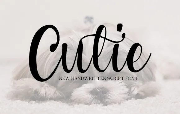 Cutie Font Poster 1