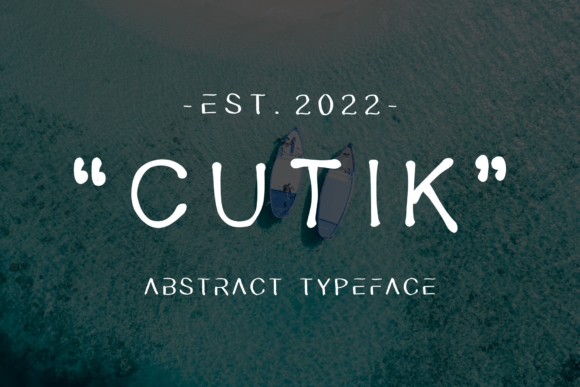 Cutik Font Poster 1