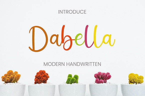 Dabella Font Poster 1