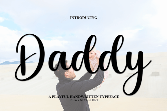 Daddy Font Poster 1