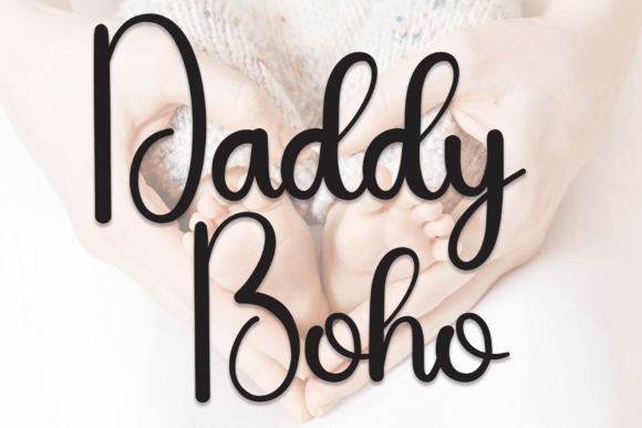 Daddy Boho Font Poster 1