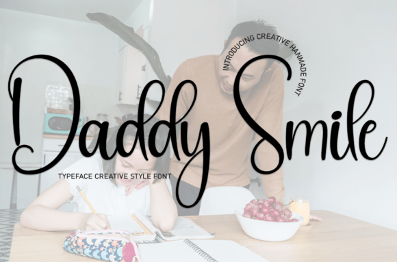 Daddy Smile Font Poster 1