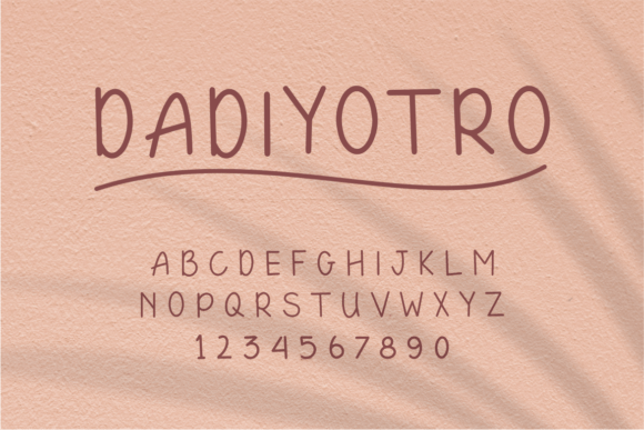 Dadiyotro Font Poster 1