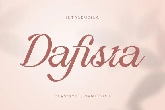Dafista Font Dafista Font Poster 1