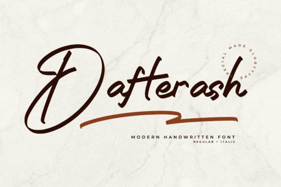 Dafterash Font