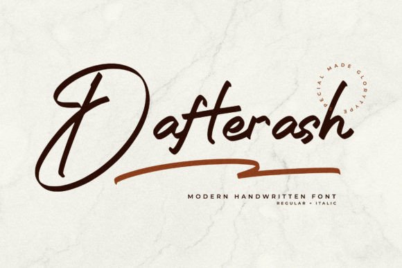 Dafterash Font Poster 1