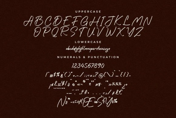 Dafterash Font Poster 13