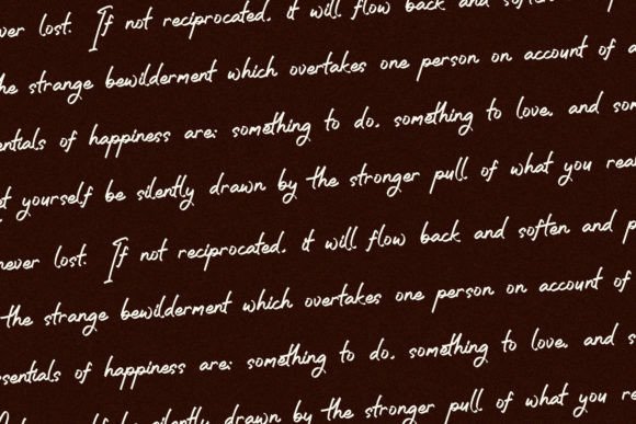 Dafterash Font Poster 9