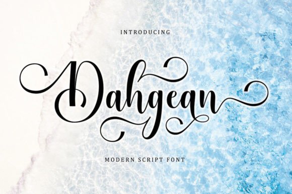 Dahgean Font Poster 1