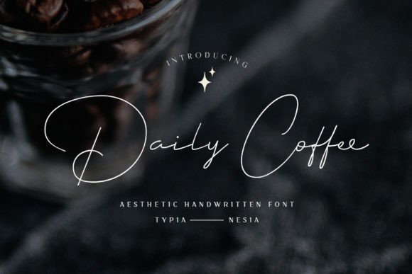 Daily Coffee Font Poster 1