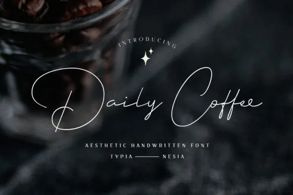 Daily Coffee Font Daily Coffee Font Poster 1