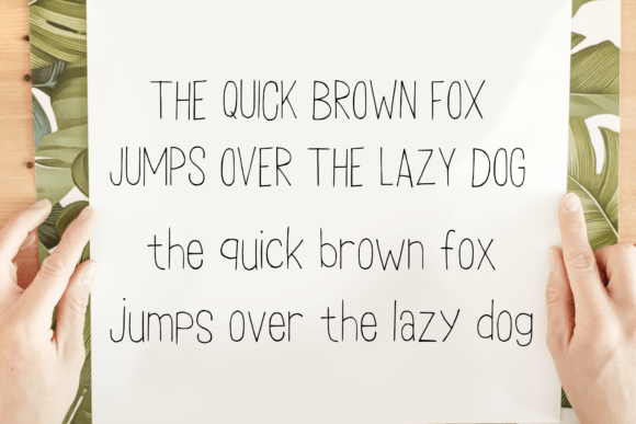 Daily Writing Font Poster 4