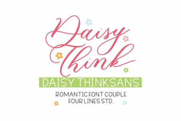 Daisy Think Font Poster 1