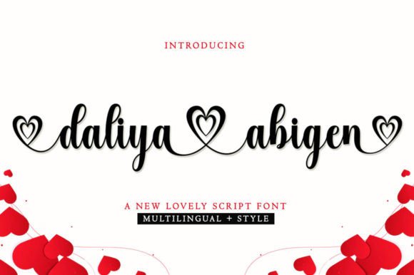 Daliya Abigen Font Poster 1