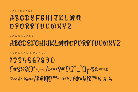 Damrush Pocket Font Poster 12