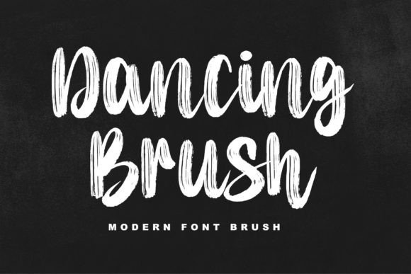 Dancing Brush Font Poster 1