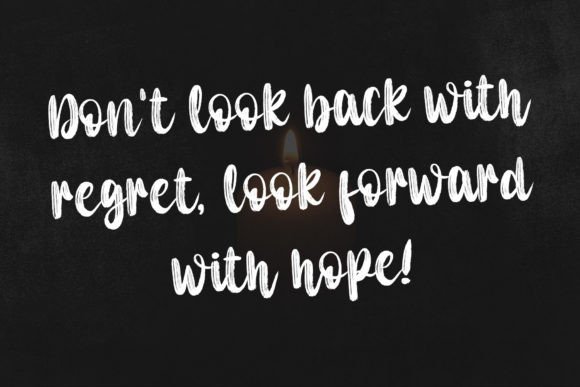 Dancing Brush Font Poster 2