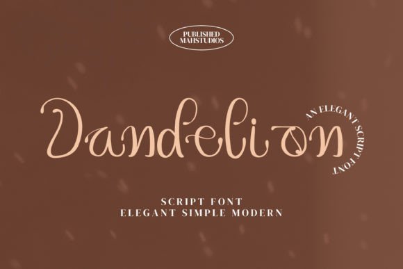 Dandelion Font Poster 1