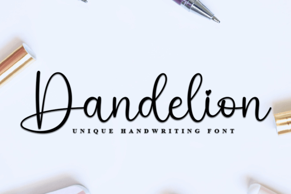 Dandelion Font Poster 1