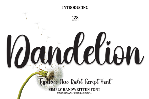 Dandelion Font Poster 1