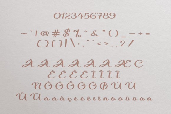 Danella Font Poster 3
