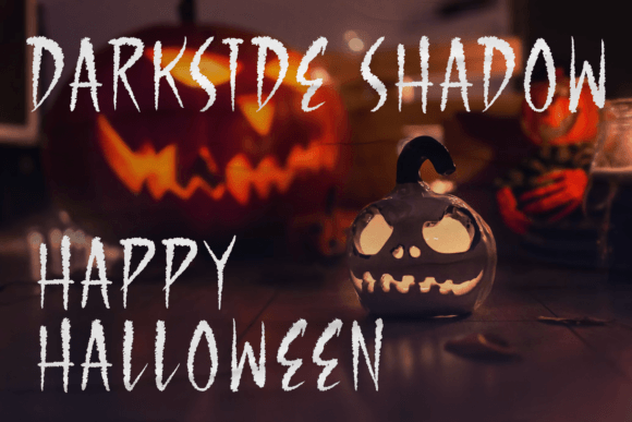 Darkside Shadow Font Poster 2