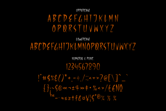 Darkside Shadow Font Poster 11