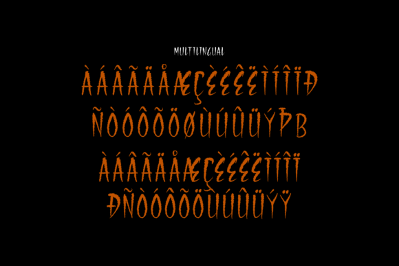 Darkside Shadow Font Poster 12