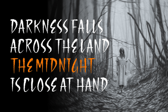 Darkside Shadow Font Poster 5