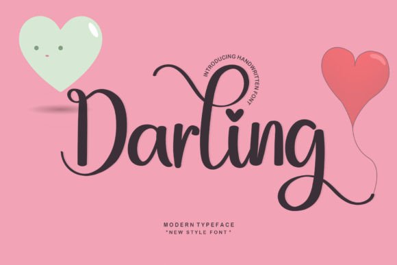 Darling Font Poster 1