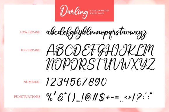 Darling Font Poster 7