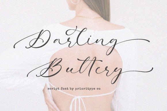 Darling Buttery Font Poster 1