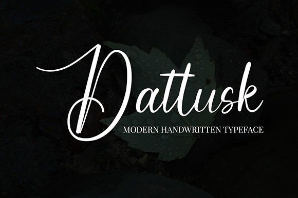 Dattusk Font Poster 1