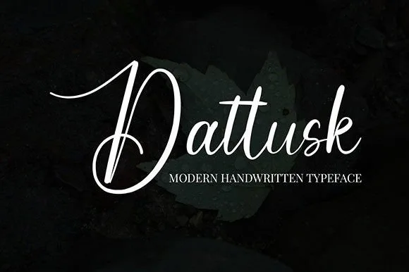 Dattusk Font Dattusk Font Poster 1