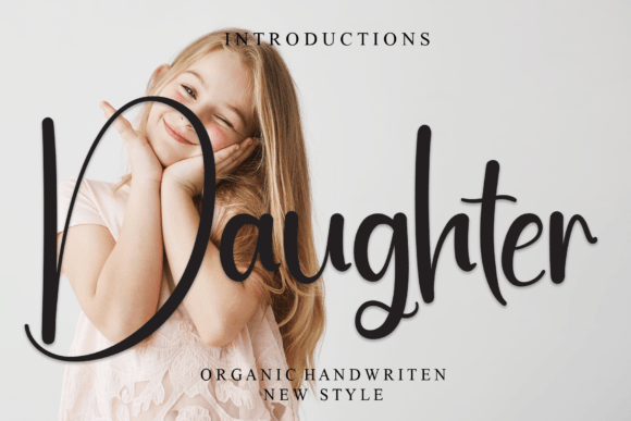 Daughter Font Poster 1