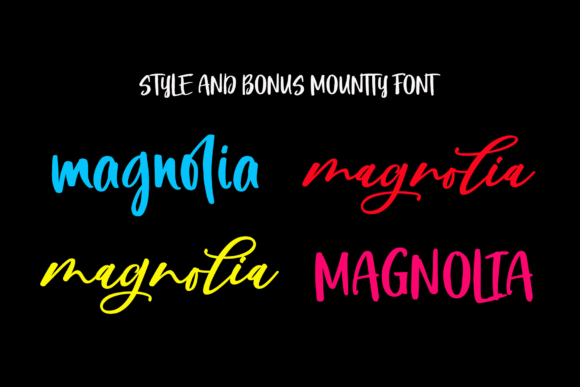 Daugtha Font Poster 5