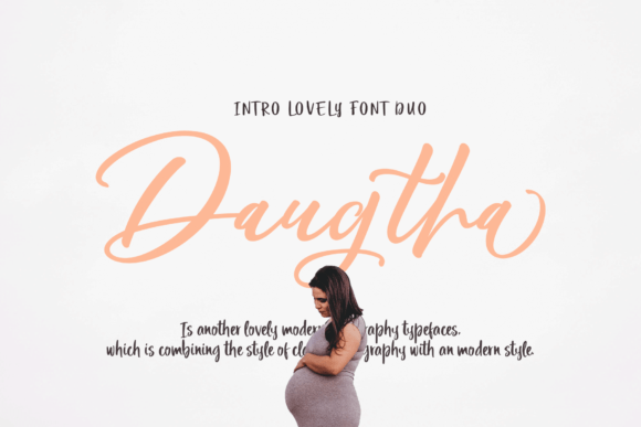 Daugtha Font Poster 6