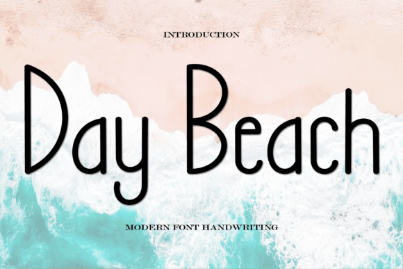 Day Beach Font Poster 1