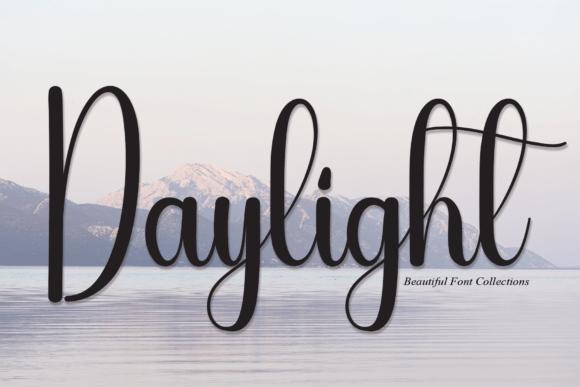 Daylight Font Poster 1